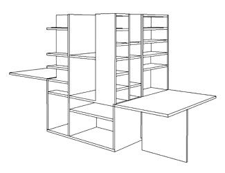 Axometrie Kassenschrank